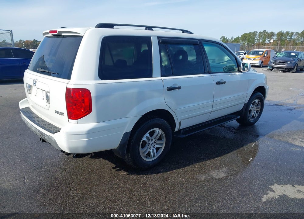 2004 HONDA PILOT EX-L VIN: 2HKYF18574H505713