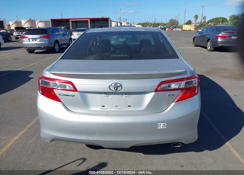 2012 TOYOTA CAMRY SE/SE LIMITED EDITION VIN: 4T1BF1FK6CU173035