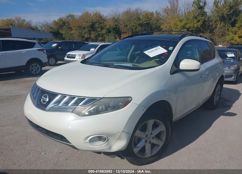 2010 NISSAN MURANO SL VIN: JN8AZ1MU3AW007394