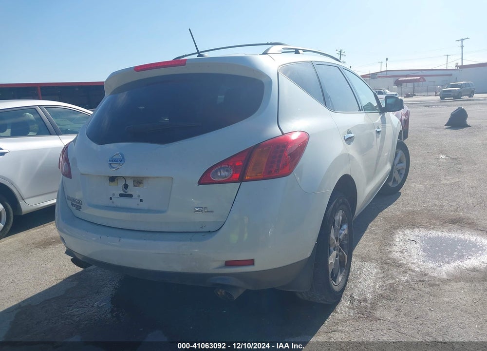 2010 NISSAN MURANO SL VIN: JN8AZ1MU3AW007394