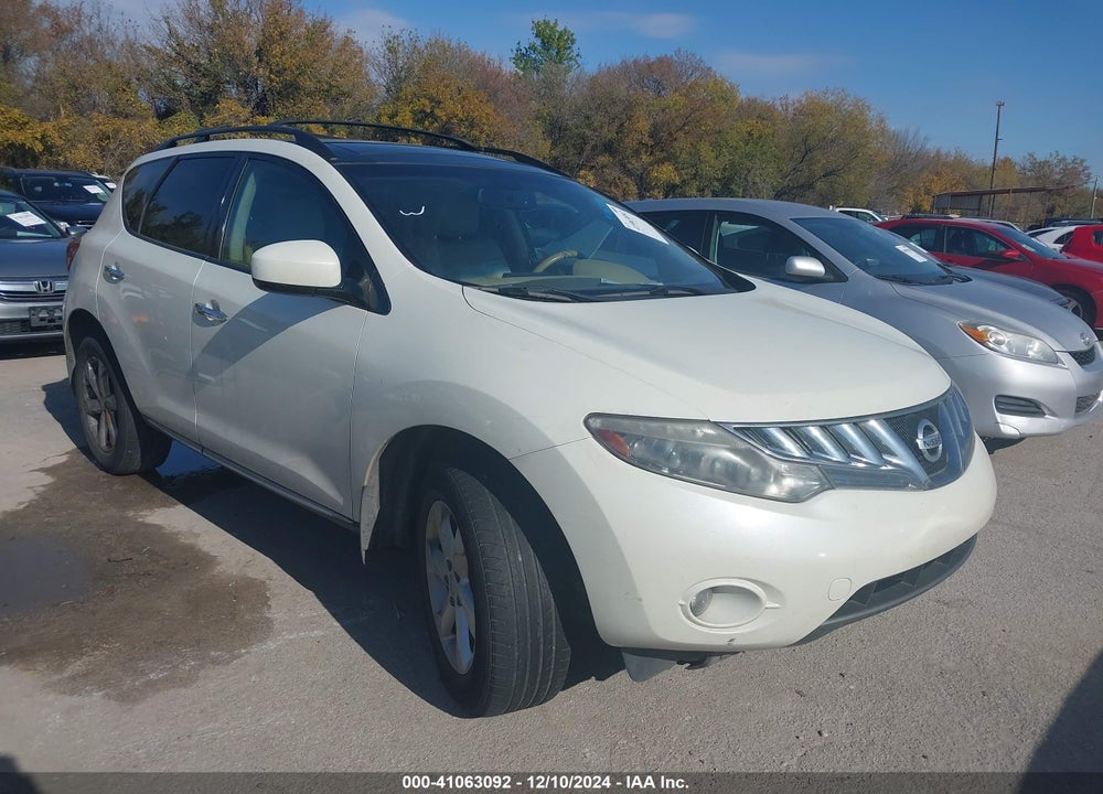 2010 NISSAN MURANO SL VIN: JN8AZ1MU3AW007394