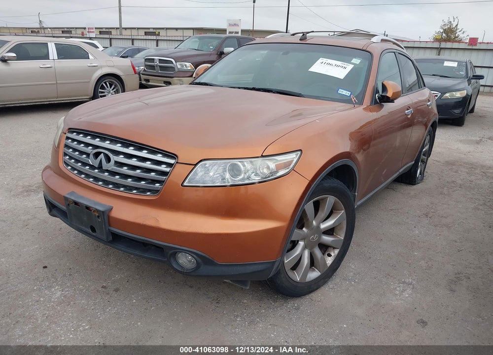 2003 INFINITI FX35 VIN: JNRAS08W43X202679