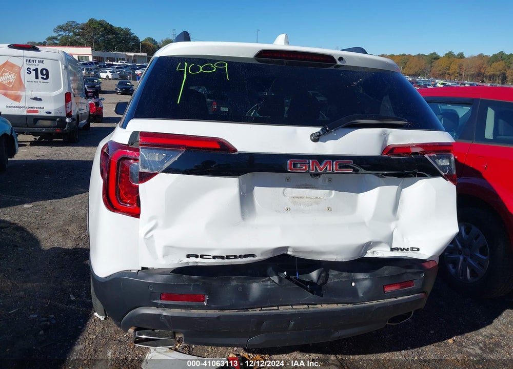 2021 GMC ACADIA AWD SLE VIN: 1GKKNRLS9MZ210307