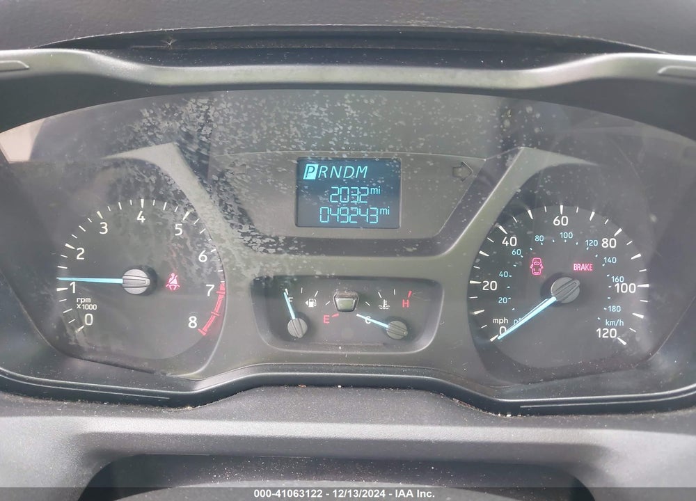 2019 FORD TRANSIT-250 CAB VIN: 1FDYR5ZMXKKB36344