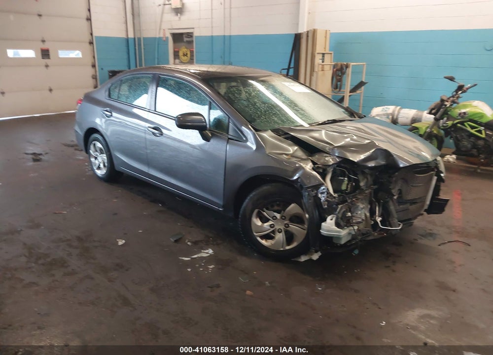 2015 HONDA CIVIC LX VIN: 19XFB2F55FE291047