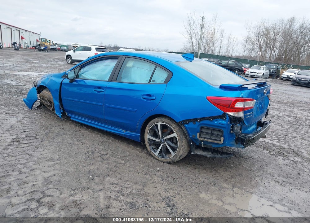 2022 SUBARU IMPREZA SPORT VIN: 4S3GKAM61N3602182