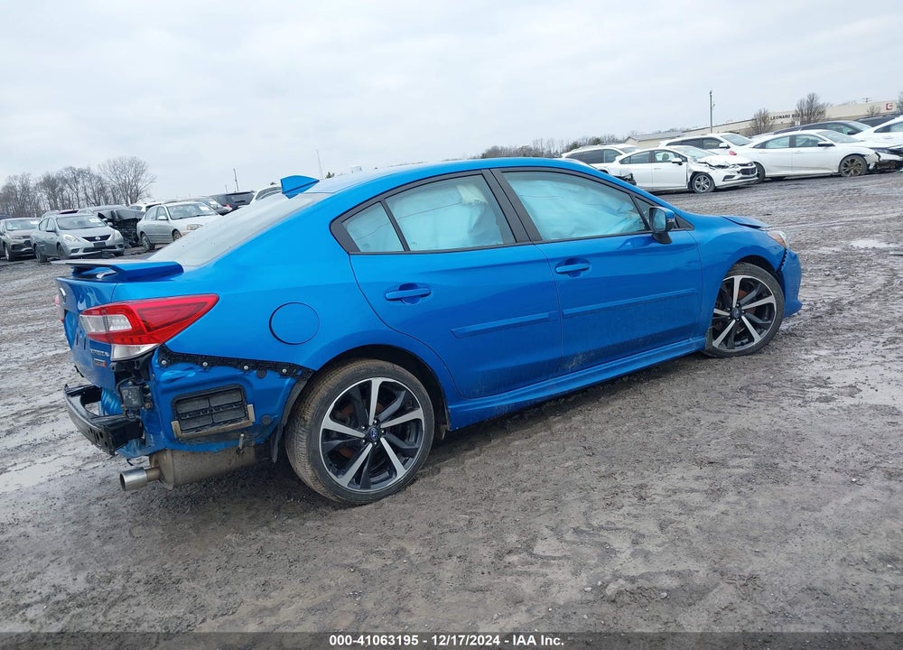 2022 SUBARU IMPREZA SPORT VIN: 4S3GKAM61N3602182