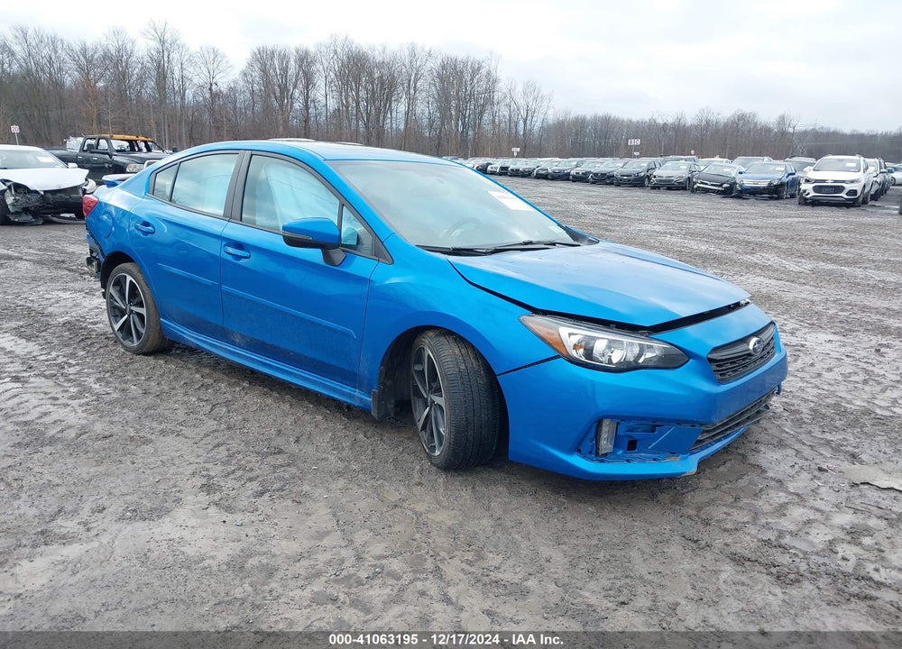 2022 SUBARU IMPREZA SPORT VIN: 4S3GKAM61N3602182