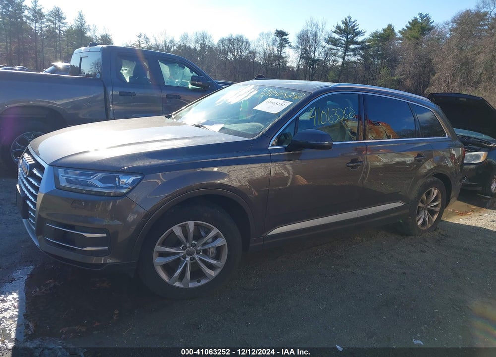 2017 AUDI Q7 3.0T PREMIUM VIN: WA1LAAF76HD018473