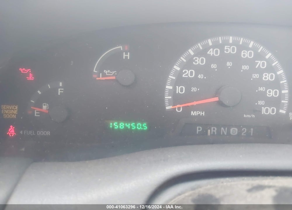 2000 FORD F-150 WORK SERIES/XL/XLT VIN: 1FTZF1721YNB95964