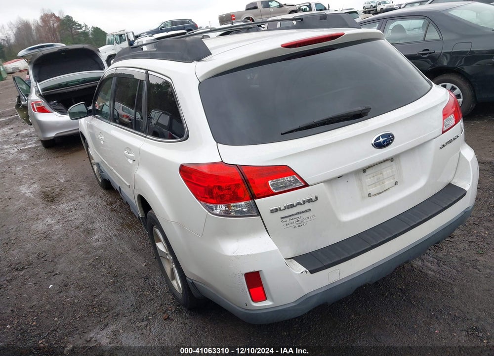 2013 SUBARU OUTBACK 2.5I PREMIUM VIN: 4S4BRCGC1D3297781