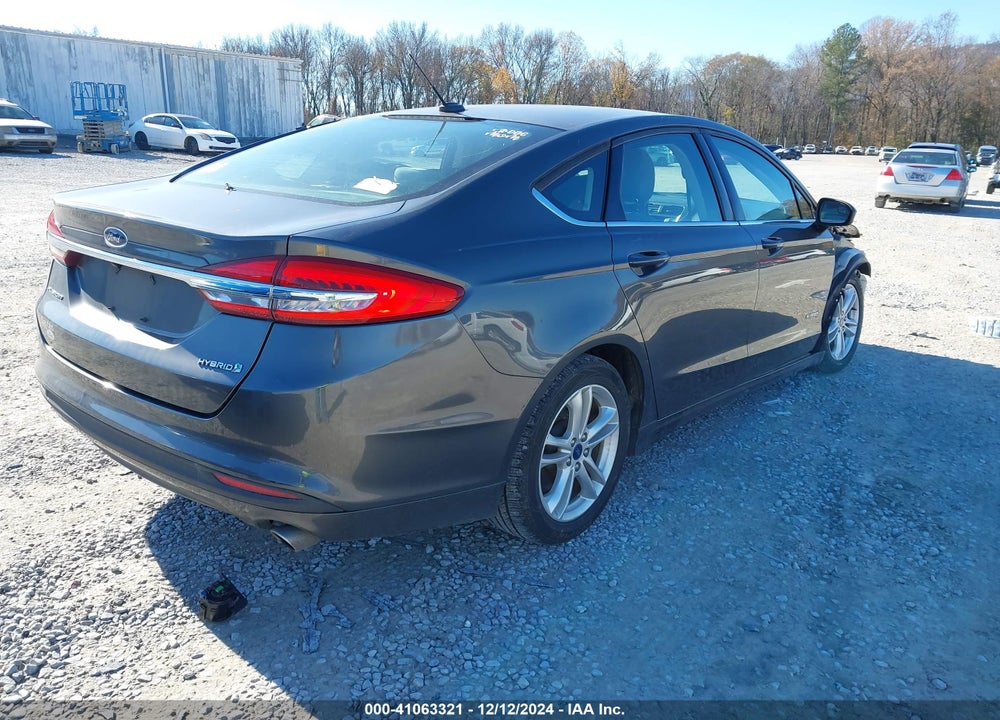 2018 FORD FUSION HYBRID S VIN: 3FA6P0UU3JR122376