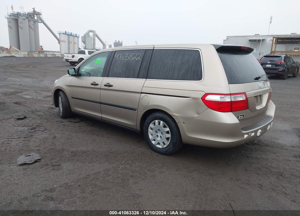 2005 HONDA ODYSSEY LX VIN: 5FNRL38285B101494