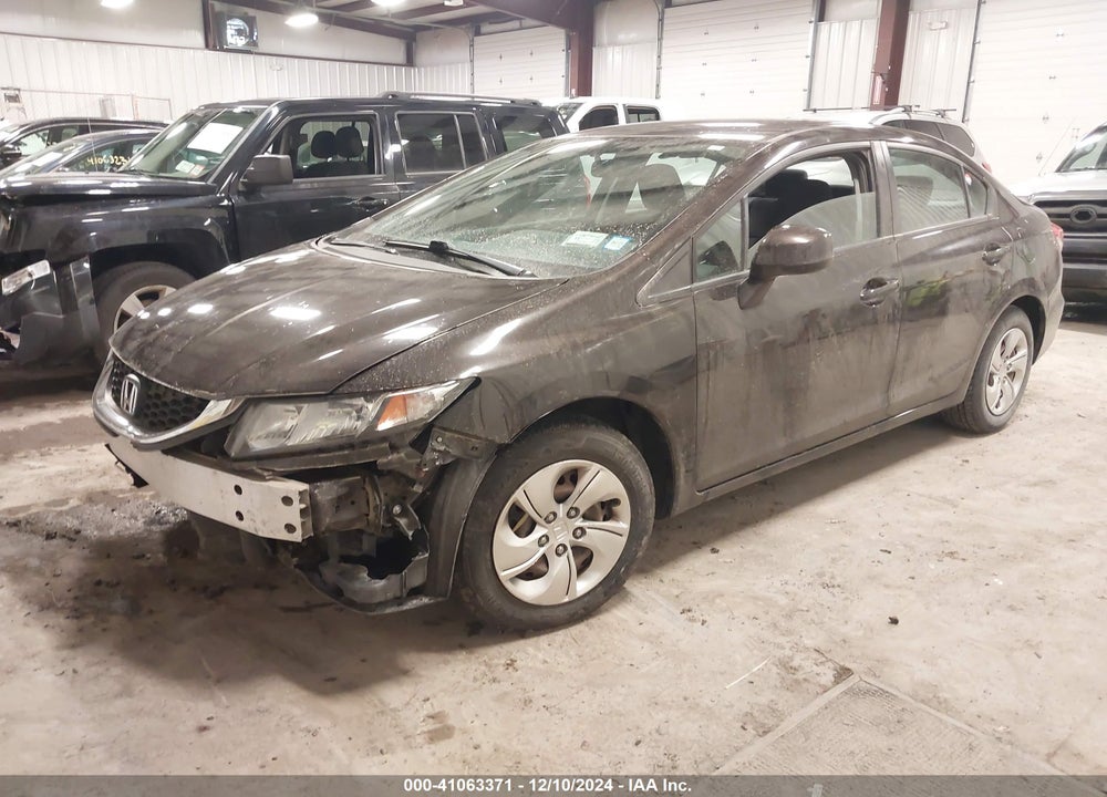 2013 HONDA CIVIC LX VIN: 2HGFB2F52DH547146