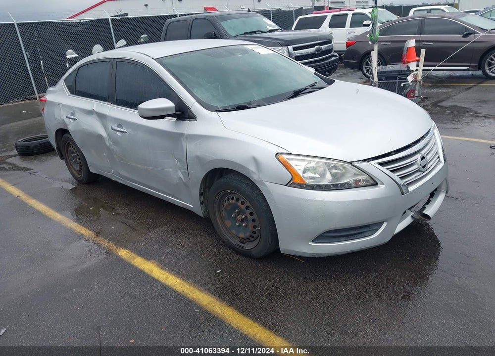 2013 NISSAN SENTRA SV VIN: 3N1AB7AP8DL656980
