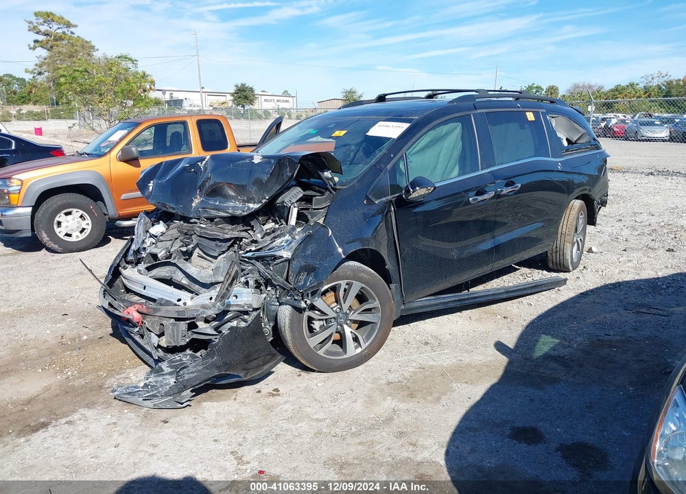 2022 HONDA ODYSSEY TOURING VIN: 5FNRL6H86NB067822