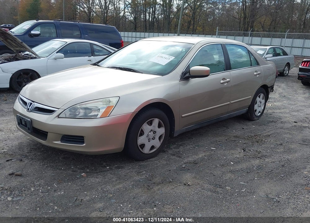 2006 HONDA ACCORD 2.4 LX VIN: 3HGCM56406G700597