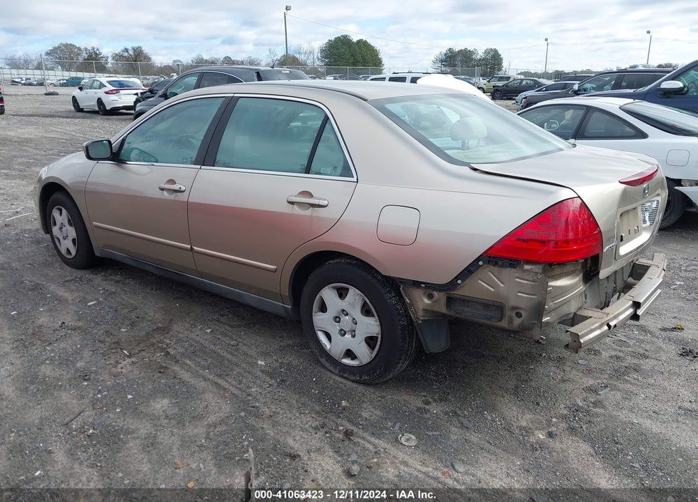 2006 HONDA ACCORD 2.4 LX VIN: 3HGCM56406G700597