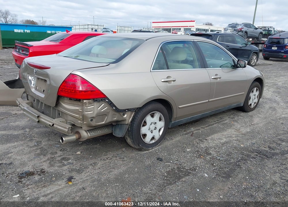 2006 HONDA ACCORD 2.4 LX VIN: 3HGCM56406G700597