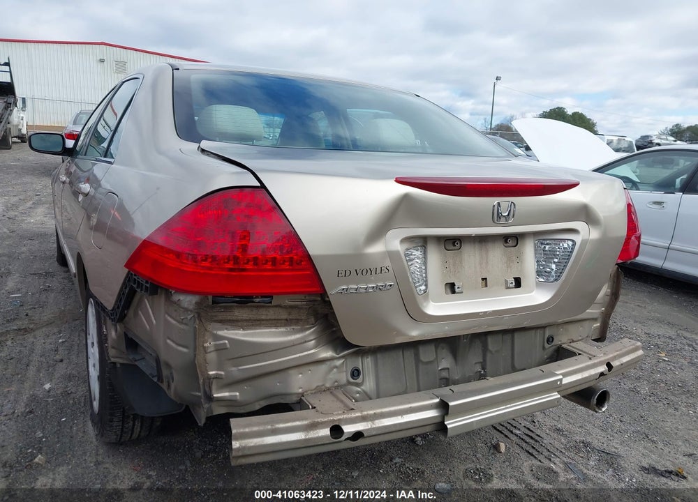 2006 HONDA ACCORD 2.4 LX VIN: 3HGCM56406G700597