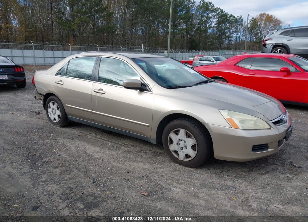 2006 HONDA ACCORD 2.4 LX VIN: 3HGCM56406G700597