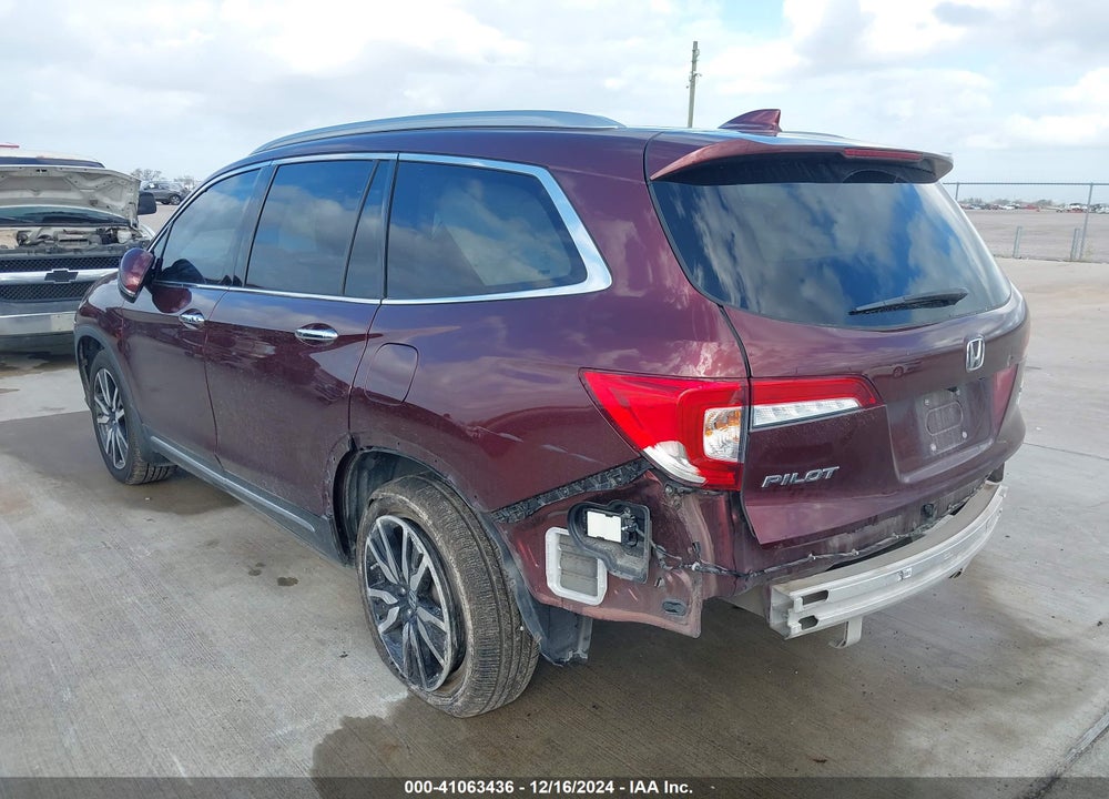 2020 HONDA PILOT AWD TOURING 8 PASSENGER VIN: 5FNYF6H98LB049458