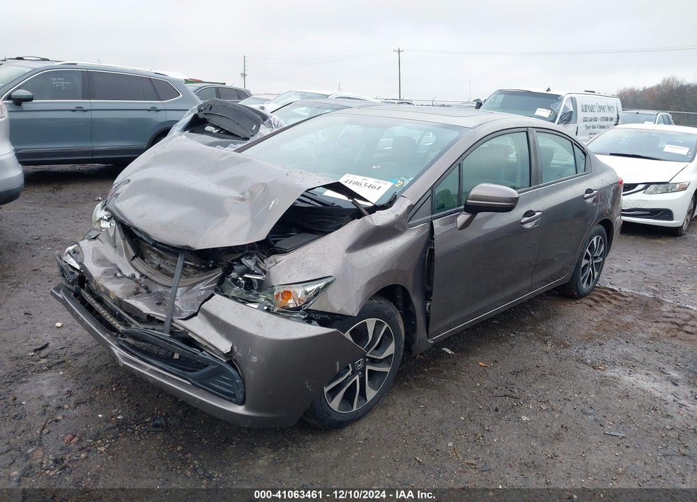 2014 HONDA CIVIC EX VIN: 19XFB2F8XEE077809