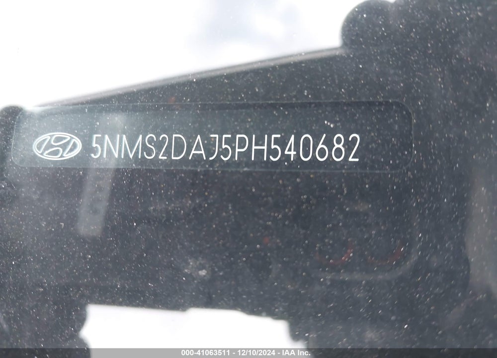 2023 HYUNDAI SANTA FE SEL VIN: 5NMS2DAJ5PH540682