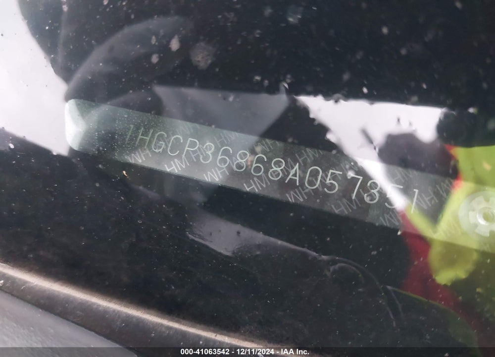 2008 HONDA ACCORD 3.5 EX-L VIN: 1HGCP36868A057351