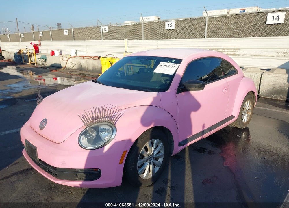 2014 VOLKSWAGEN BEETLE 1.8T ENTRY VIN: 3VWF17AT9EM634711