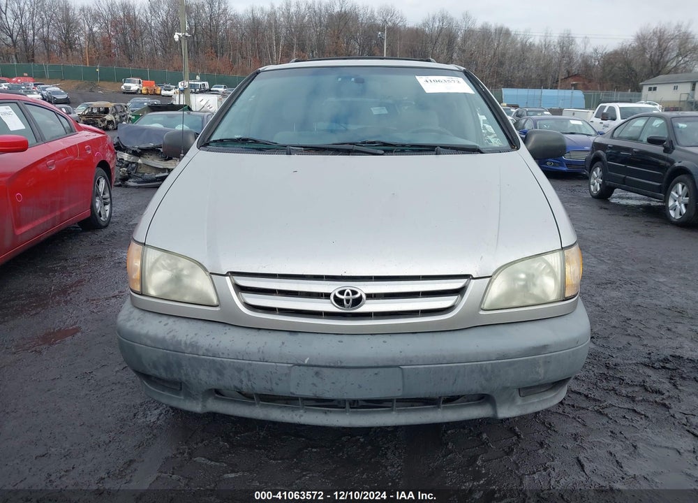2003 TOYOTA SIENNA CE VIN: 4T3ZF19C43U518508