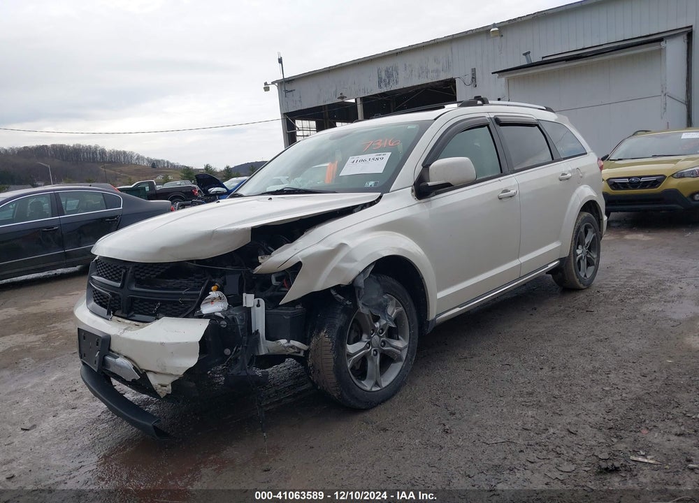 2015 DODGE JOURNEY CROSSROAD VIN: 3C4PDCGG2FT737316