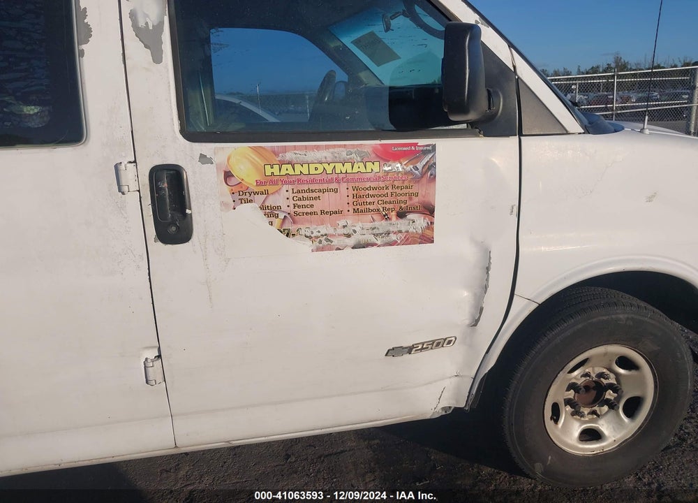 2006 CHEVROLET EXPRESS WORK VAN VIN: 1GCGG25V761149714
