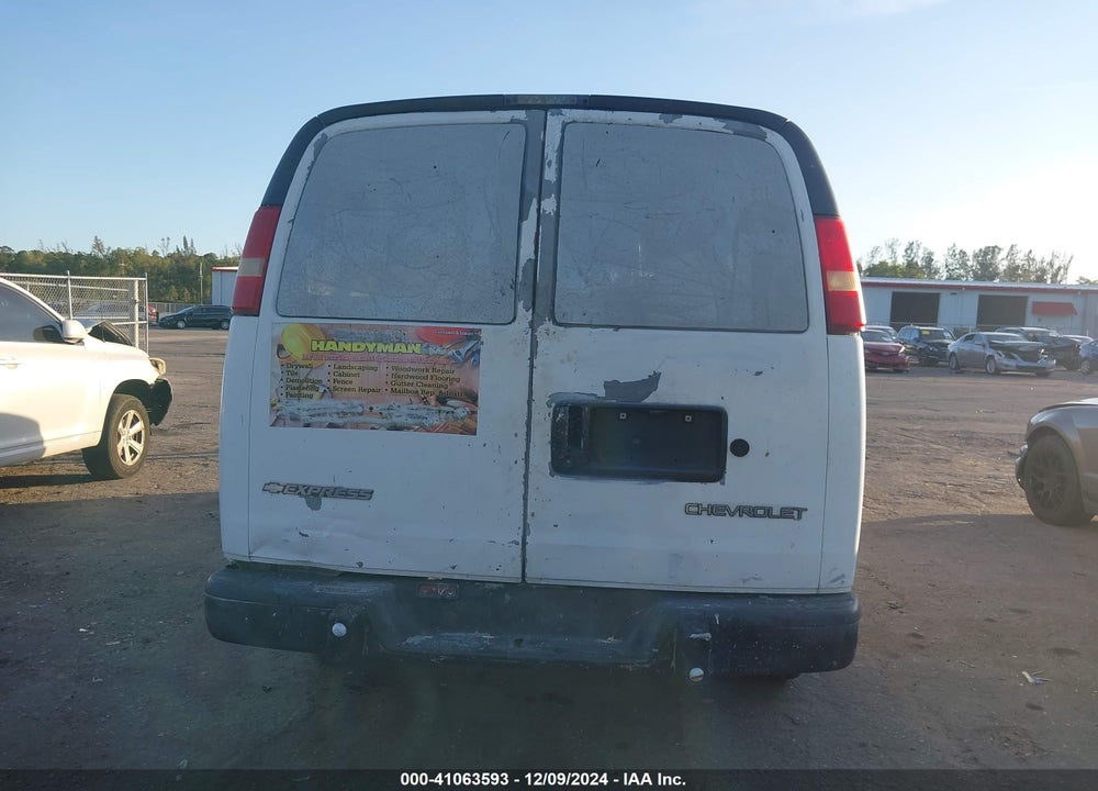 2006 CHEVROLET EXPRESS WORK VAN VIN: 1GCGG25V761149714