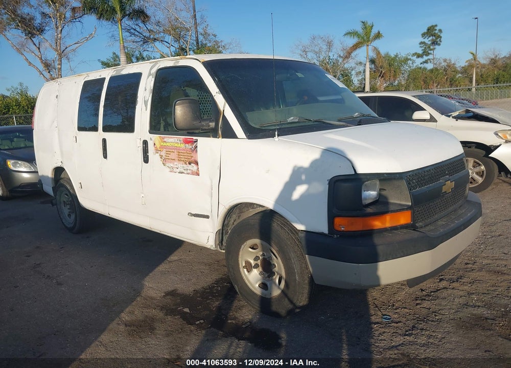 2006 CHEVROLET EXPRESS WORK VAN VIN: 1GCGG25V761149714