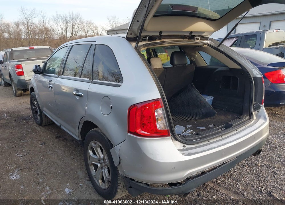 2011 FORD EDGE SEL VIN: 2FMDK3JC1BBB43834