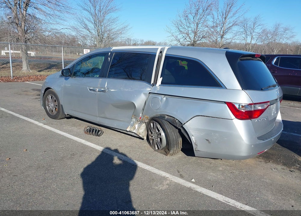 2011 HONDA ODYSSEY EX-L VIN: 5FNRL5H65BB013691
