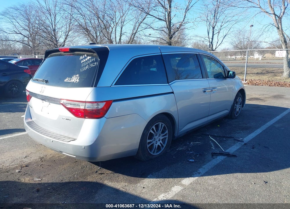 2011 HONDA ODYSSEY EX-L VIN: 5FNRL5H65BB013691