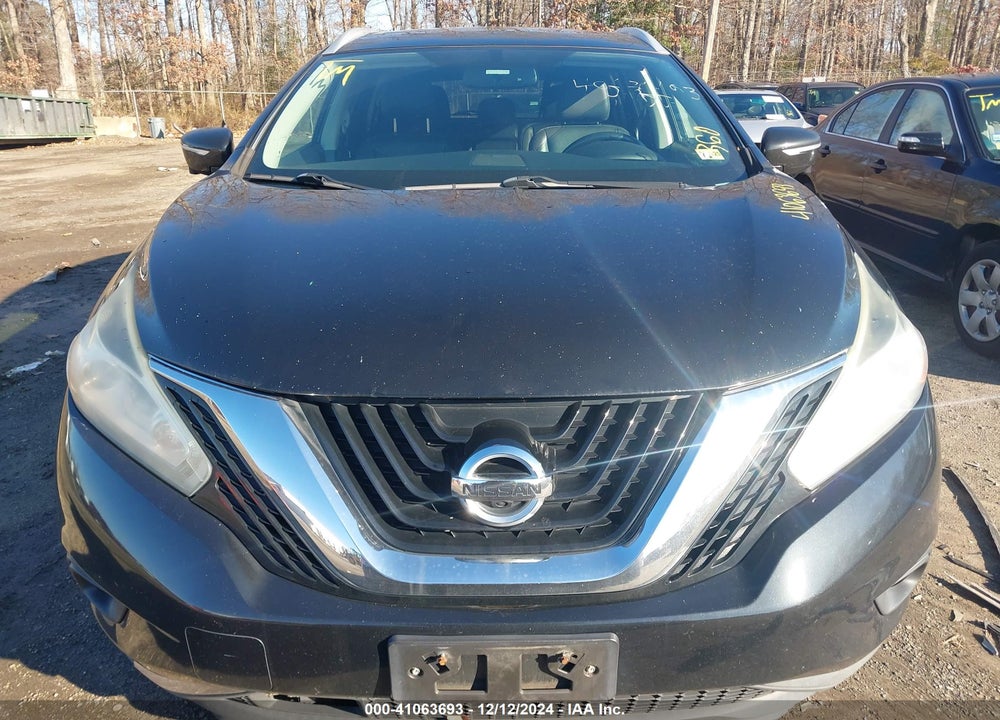 2015 NISSAN MURANO SL VIN: 5N1AZ2MH0FN233471