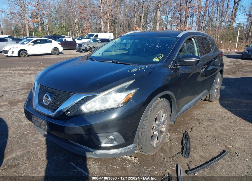 2015 NISSAN MURANO SL VIN: 5N1AZ2MH0FN233471