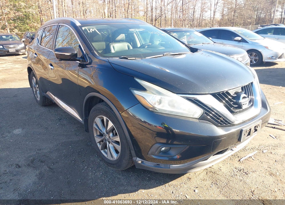 2015 NISSAN MURANO SL VIN: 5N1AZ2MH0FN233471