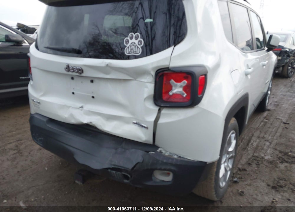 2015 JEEP RENEGADE LATITUDE VIN: ZACCJBBT0FPB72081