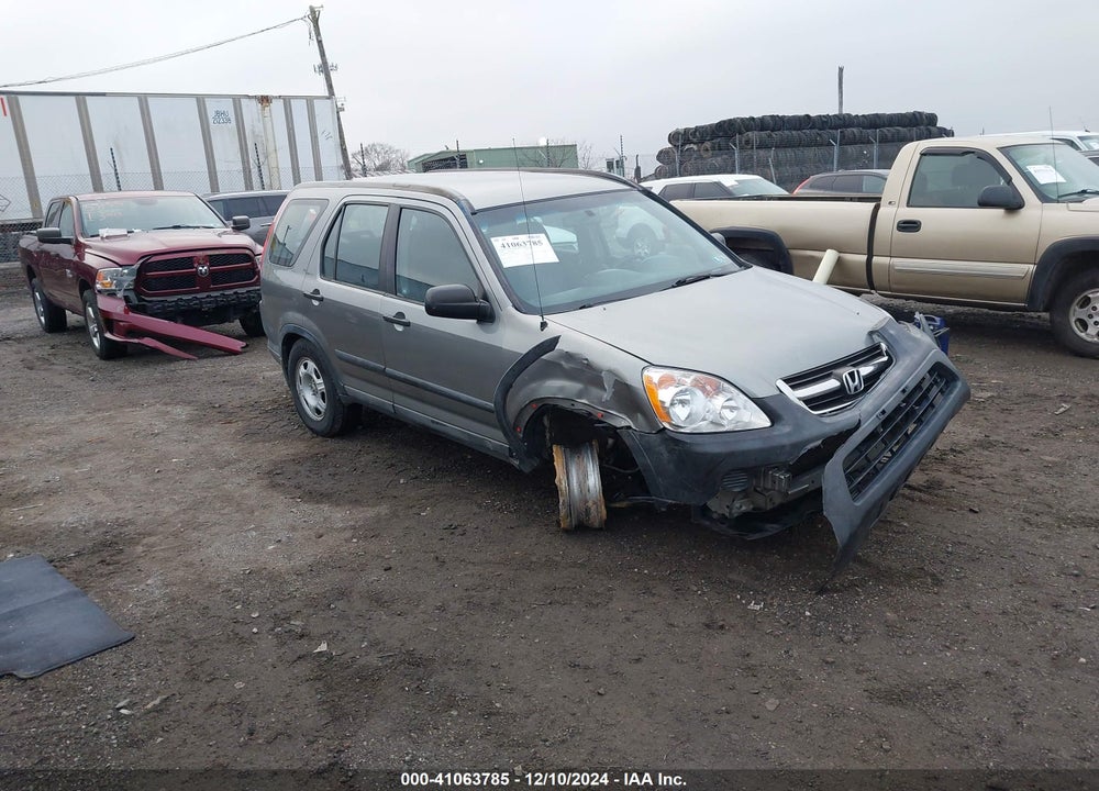 2006 HONDA CR-V LX VIN: SHSRD78596U434487
