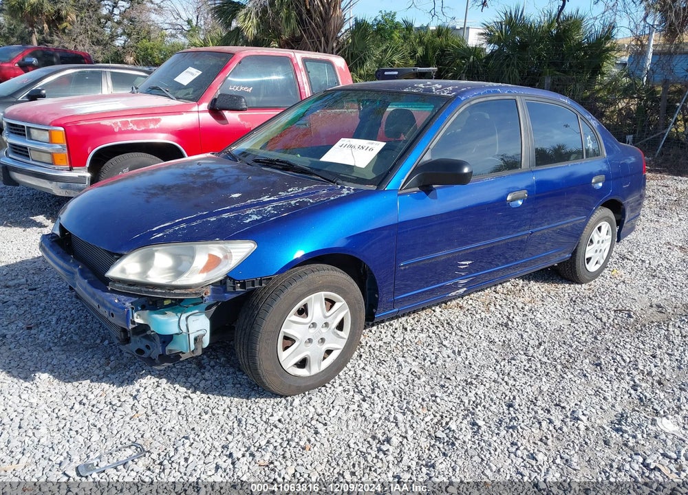 2004 HONDA CIVIC VP VIN: 2HGES16324H638311