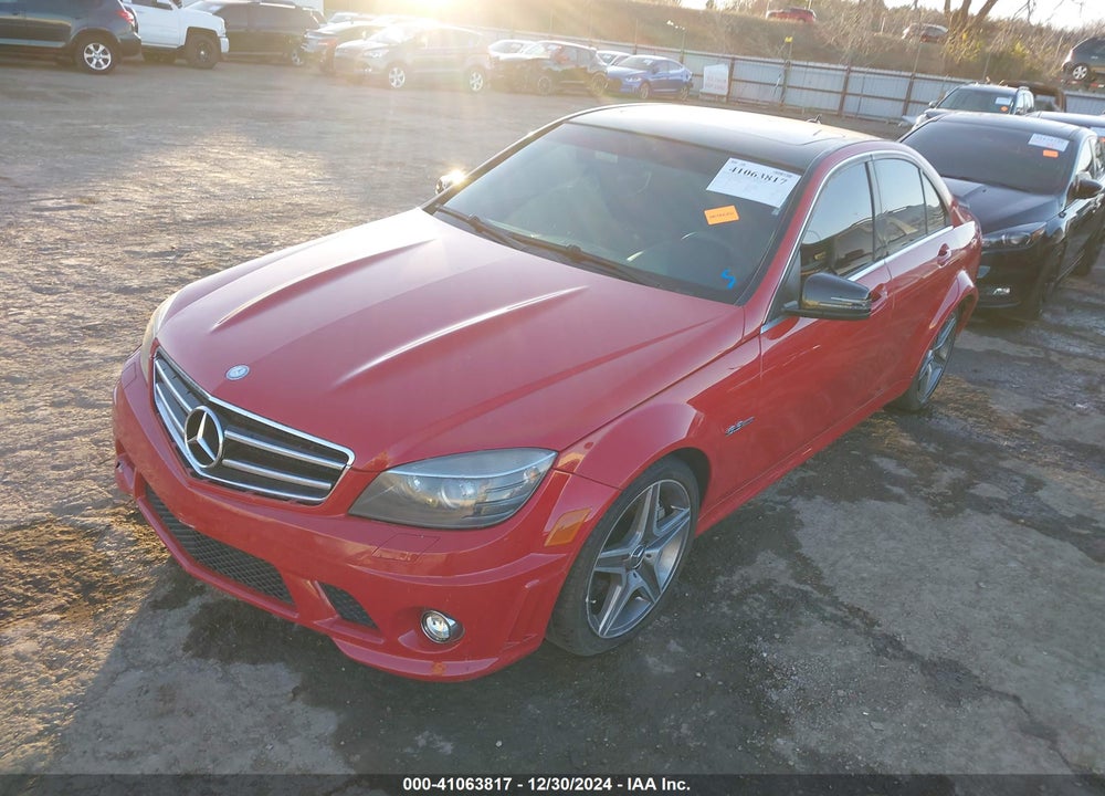 2009 MERCEDES-BENZ C 63 AMG VIN: WDDGF77X49F238068