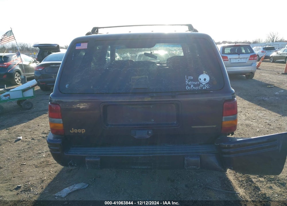 1996 JEEP GRAND CHEROKEE LIMITED VIN: 1J4GZ78S4TC154162