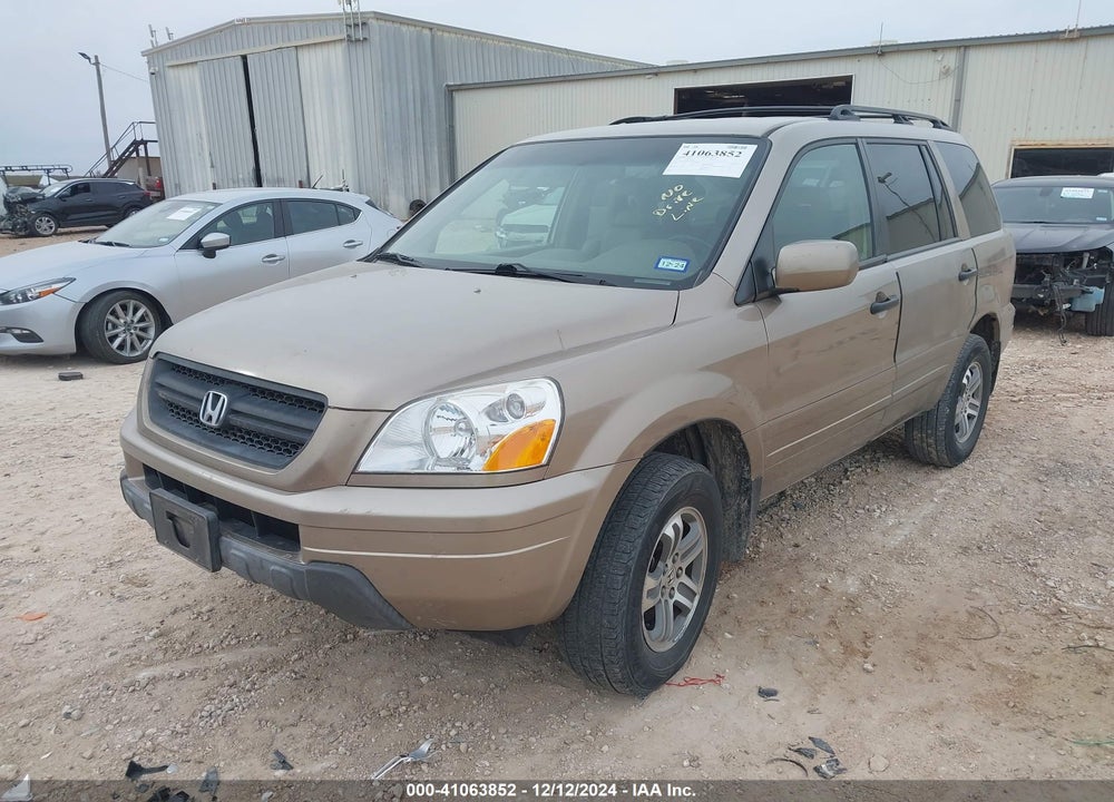 2004 HONDA PILOT EX-L VIN: 2HKYF18574H586325