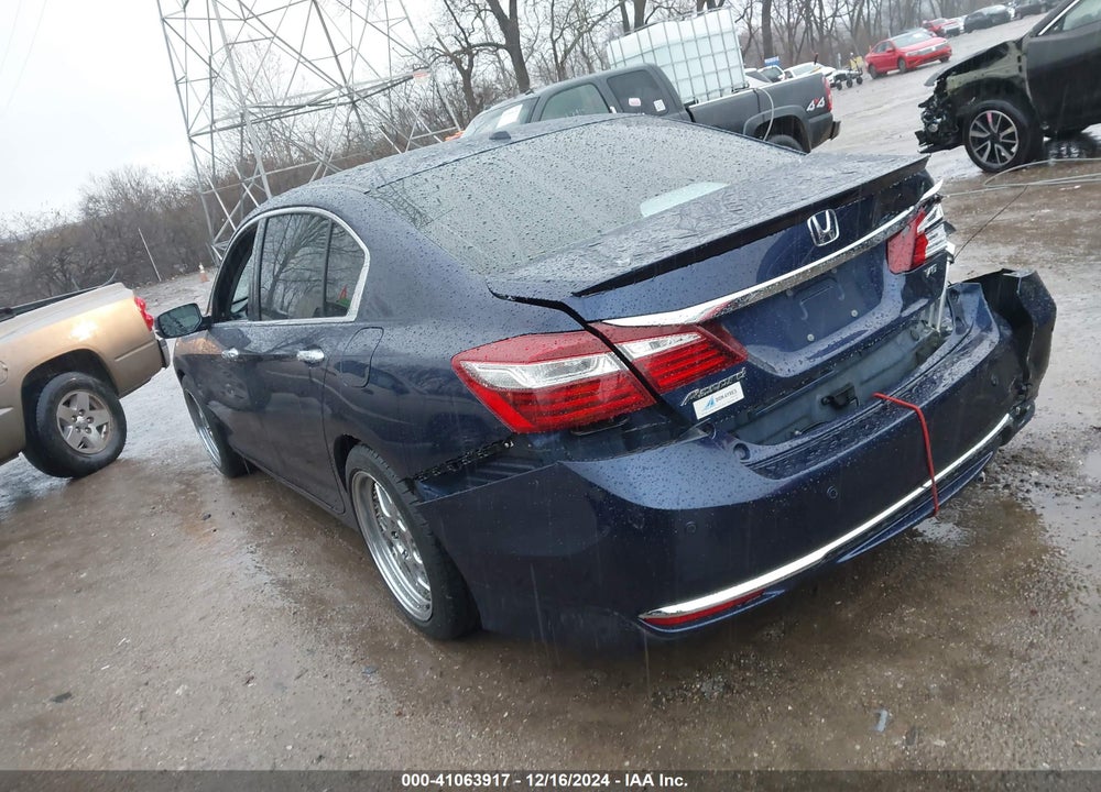 2016 HONDA ACCORD EX-L V-6 VIN: 1HGCR3F05GA009911