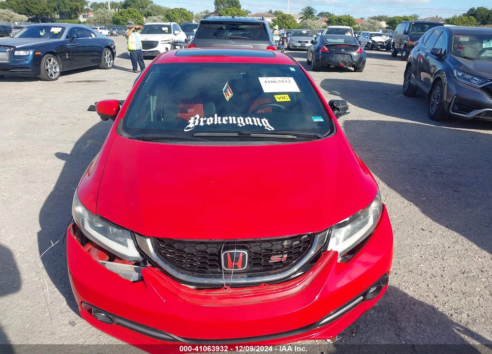 2015 HONDA CIVIC SI VIN: 2HGFB6E51FH701857