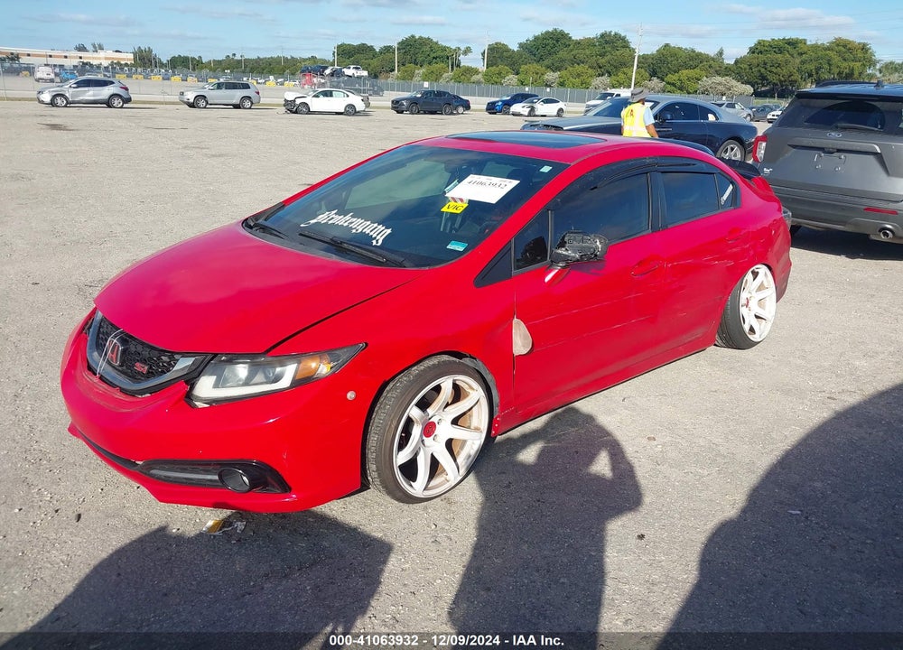 2015 HONDA CIVIC SI VIN: 2HGFB6E51FH701857